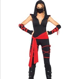 Deadly Ninja leg Avenue costume size M